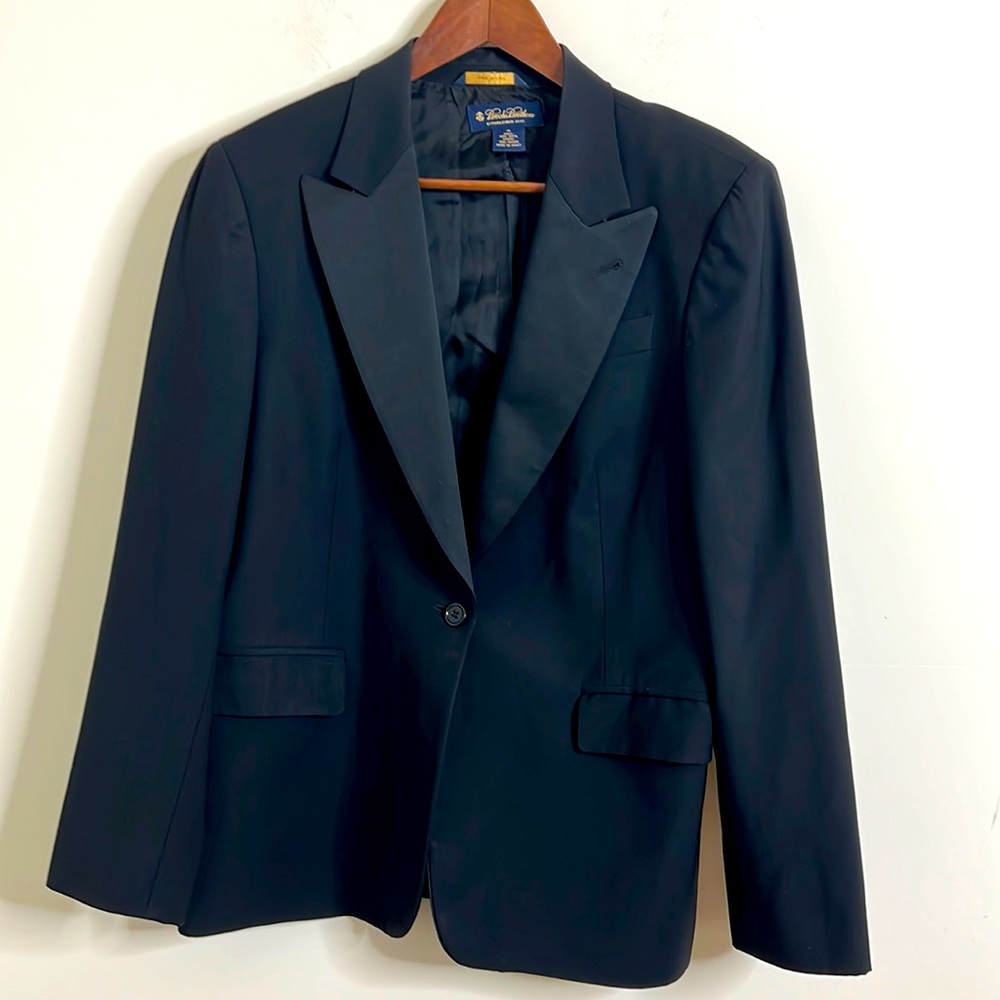 Brooks Brothers Women’s Blazer Wool Size 14 Made in Italy
